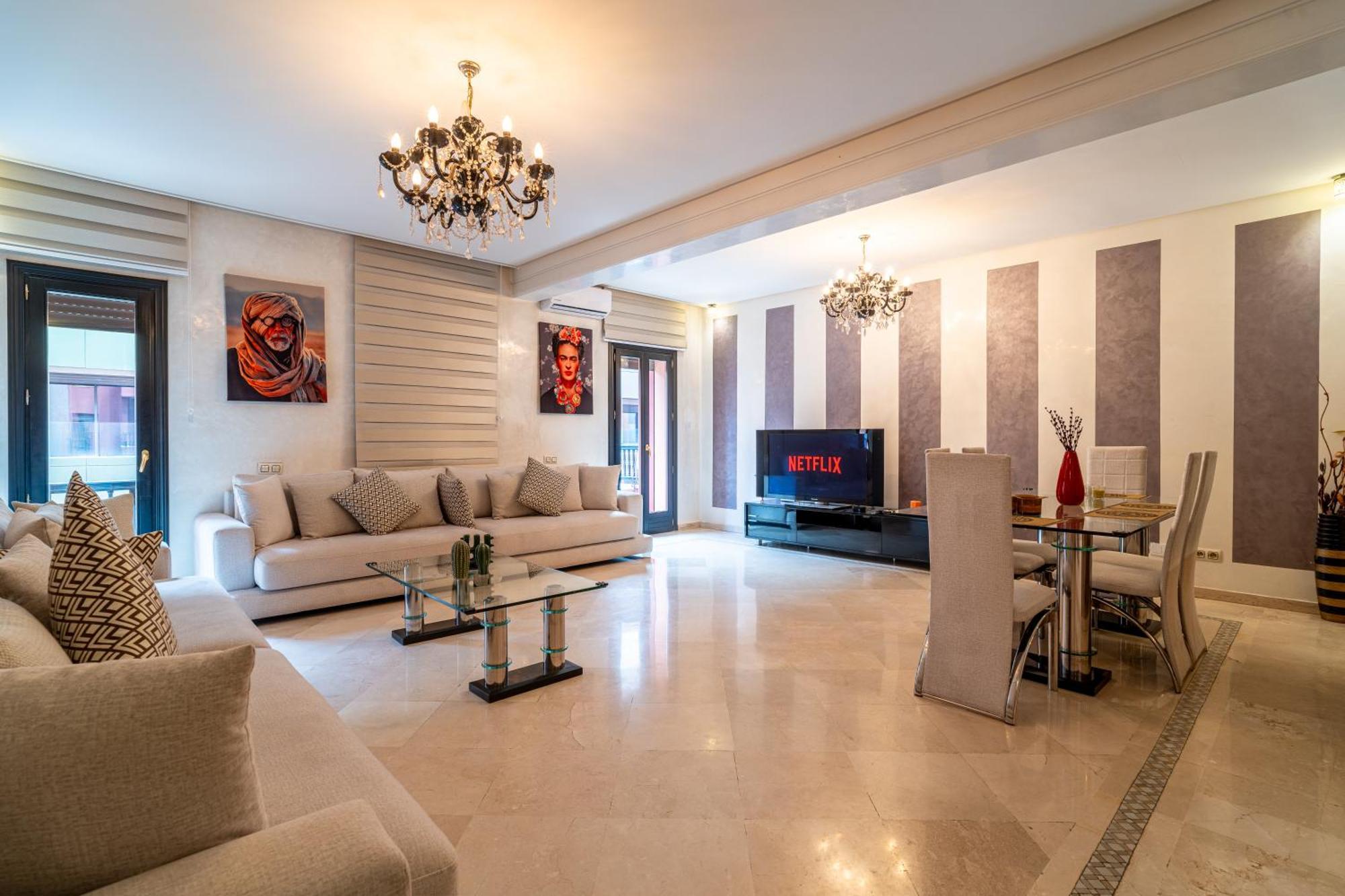 Appartement Haut Standing Gueliz Plaza Marrakesh Exterior foto